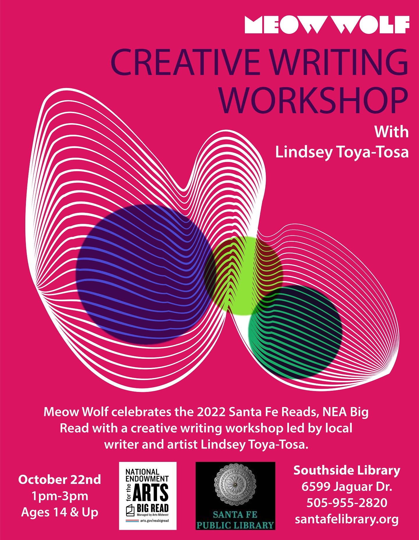 Creative Writing Workshop Flyer