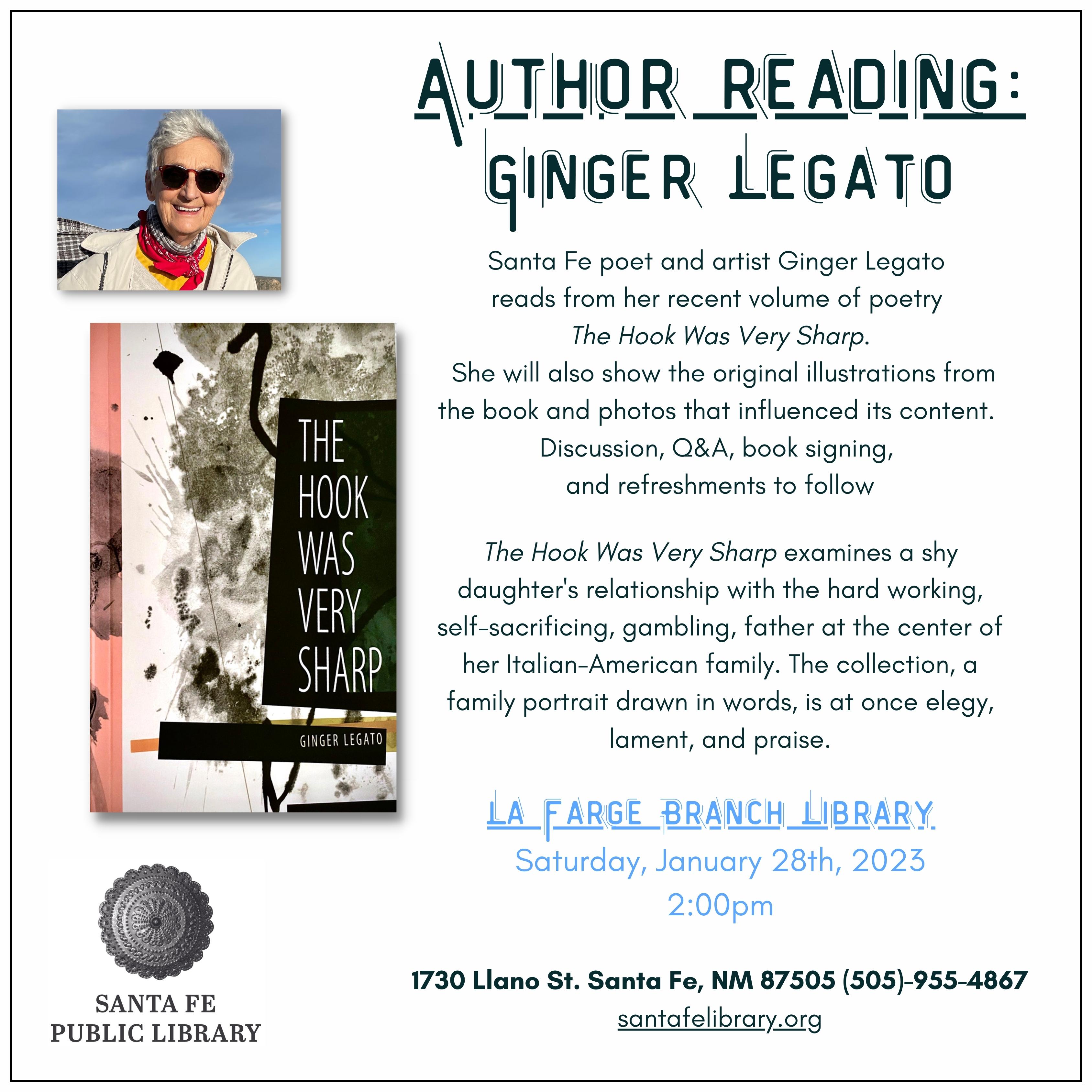 Author Reading: Ginger Legato