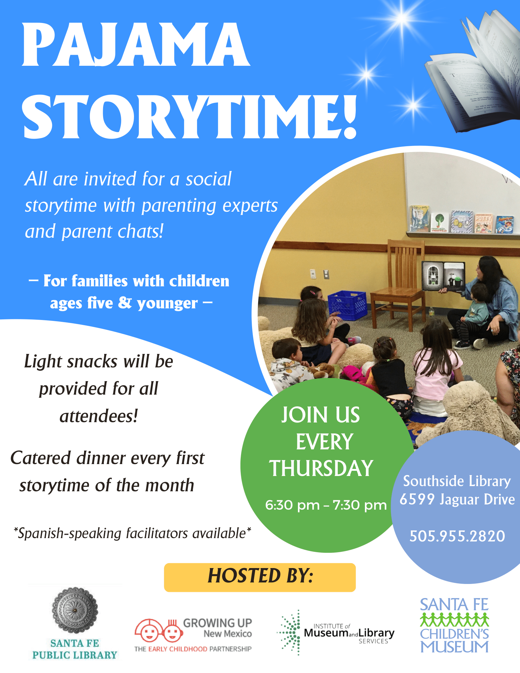 Pajama Storytime /Hora Del Cuento En Pijama | Santa Fe Public Library