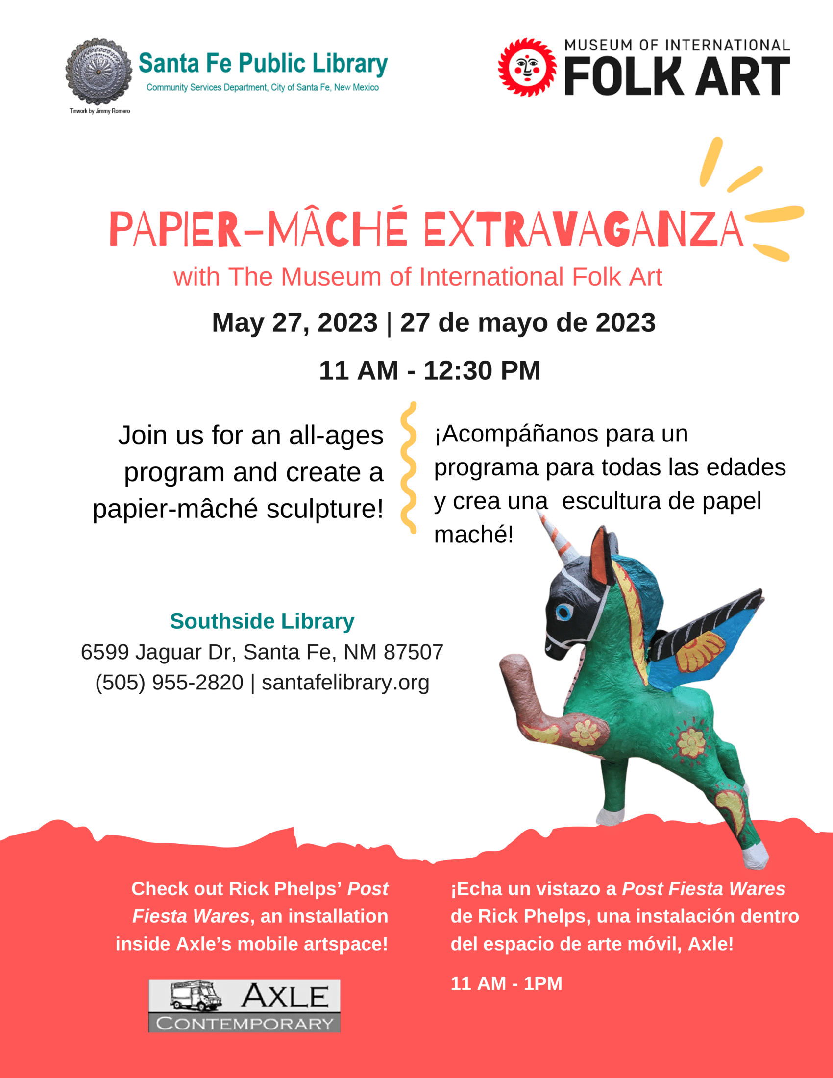 Paper Mache Program at Southside Library