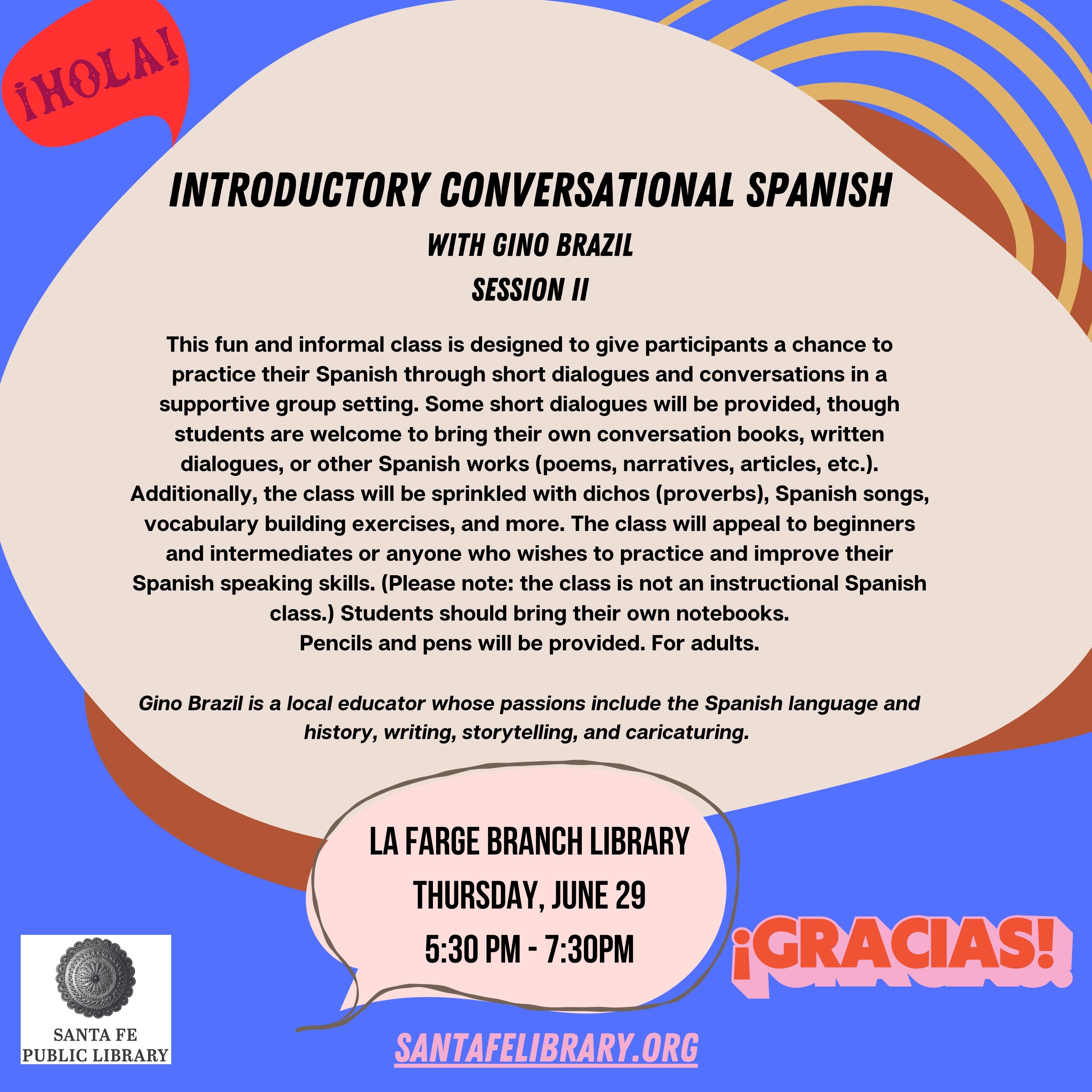 Introductory Conversational Spanish