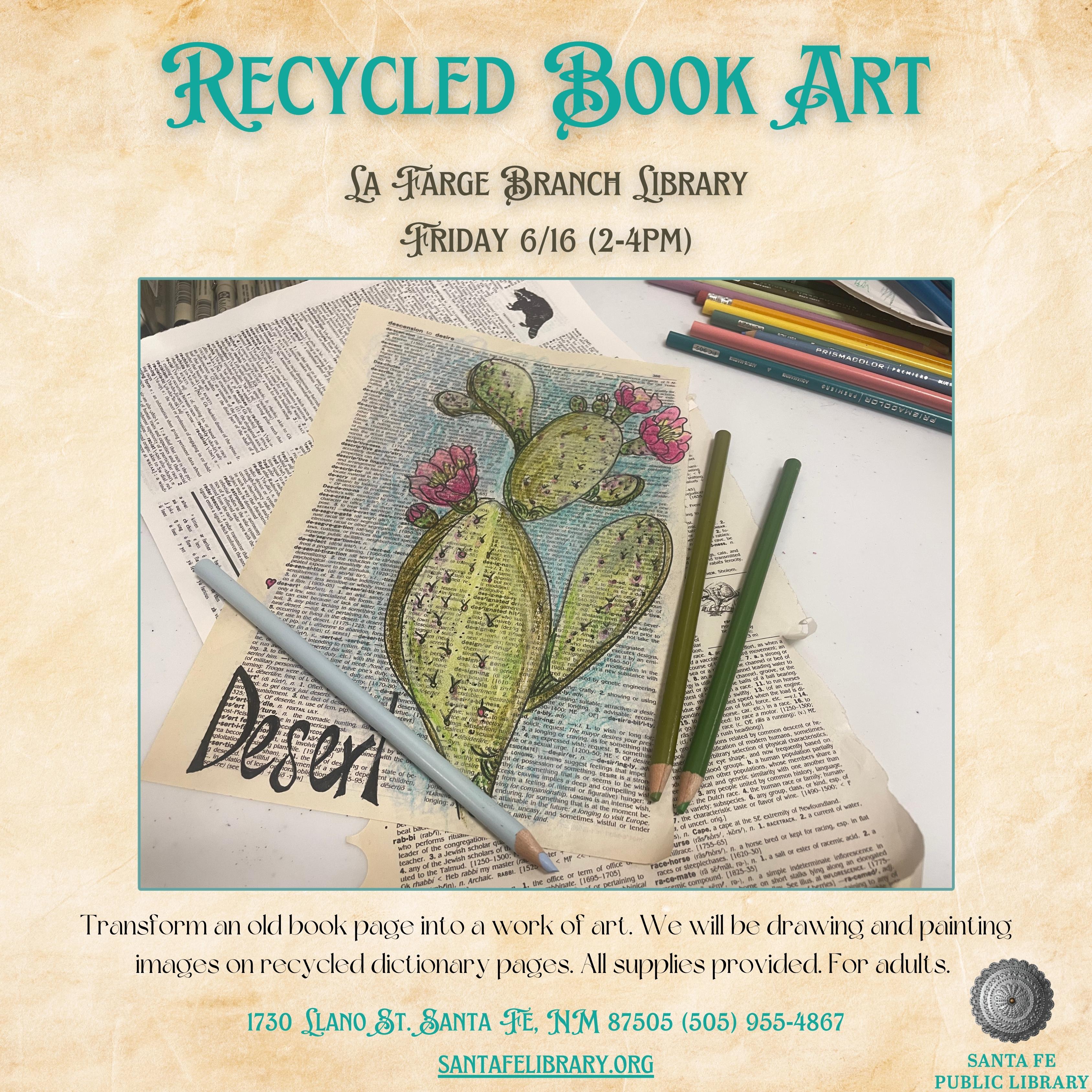 recycled book arts