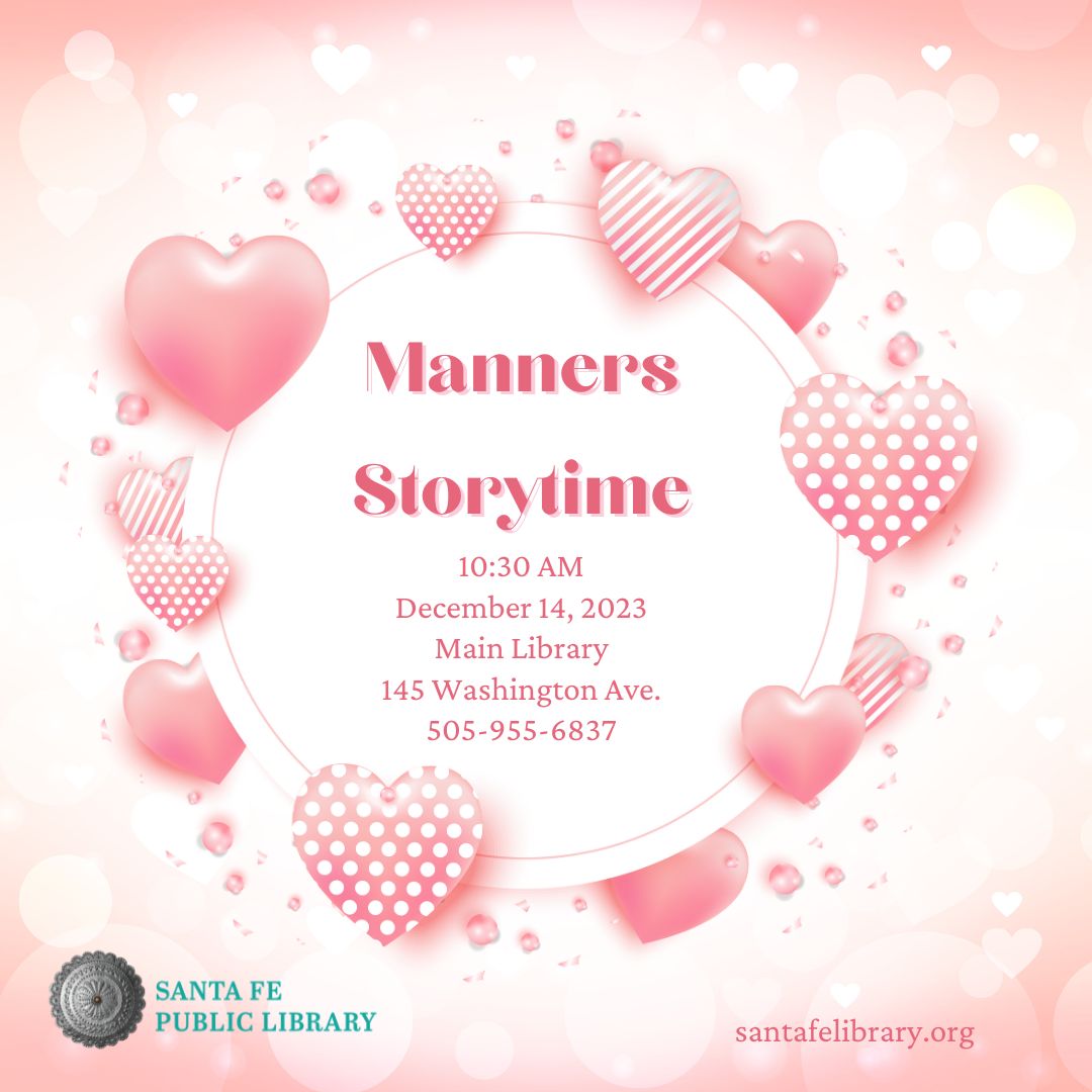 Manners Storytime and Craft at the Main Library