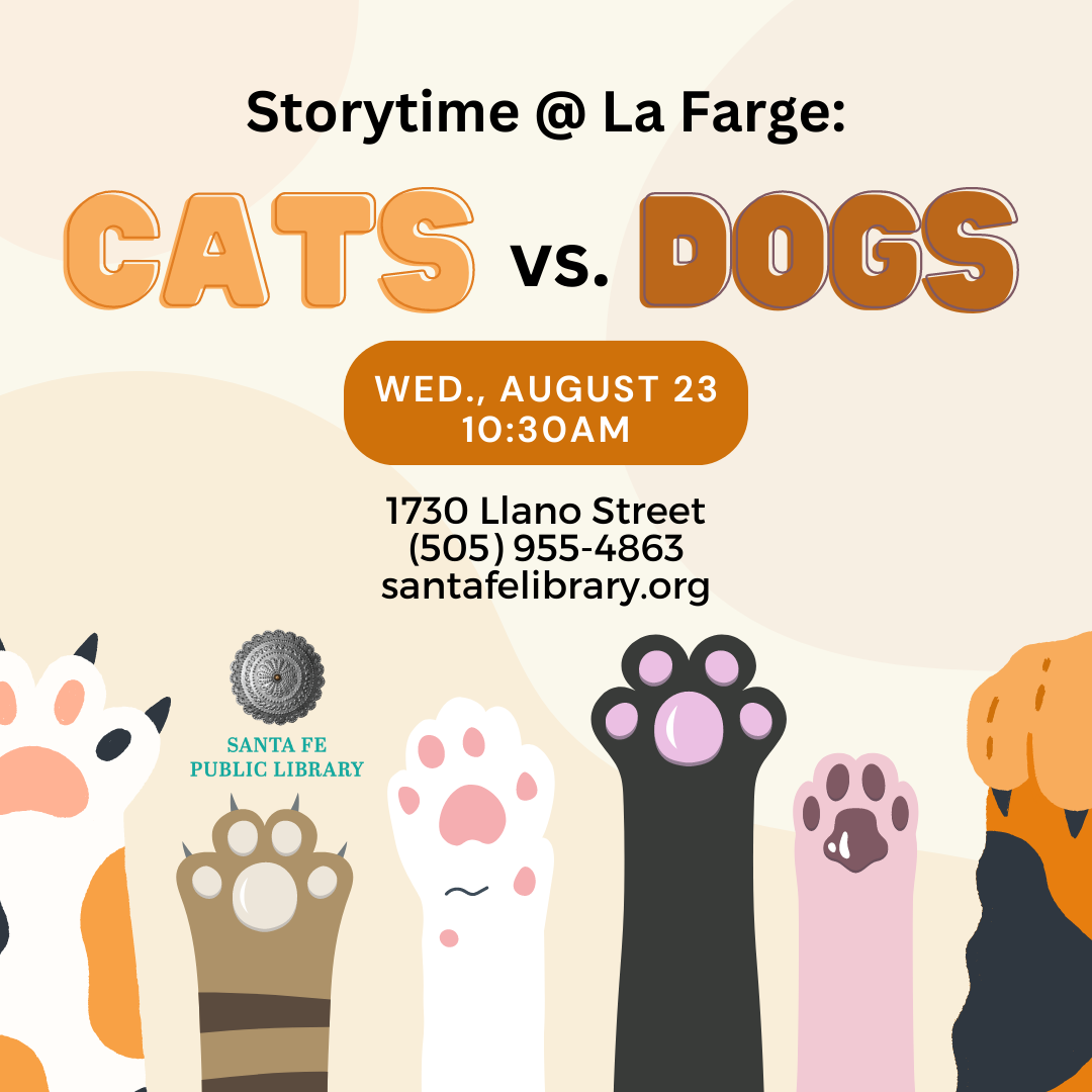 Cats vs. Dogs Storytime and Craft