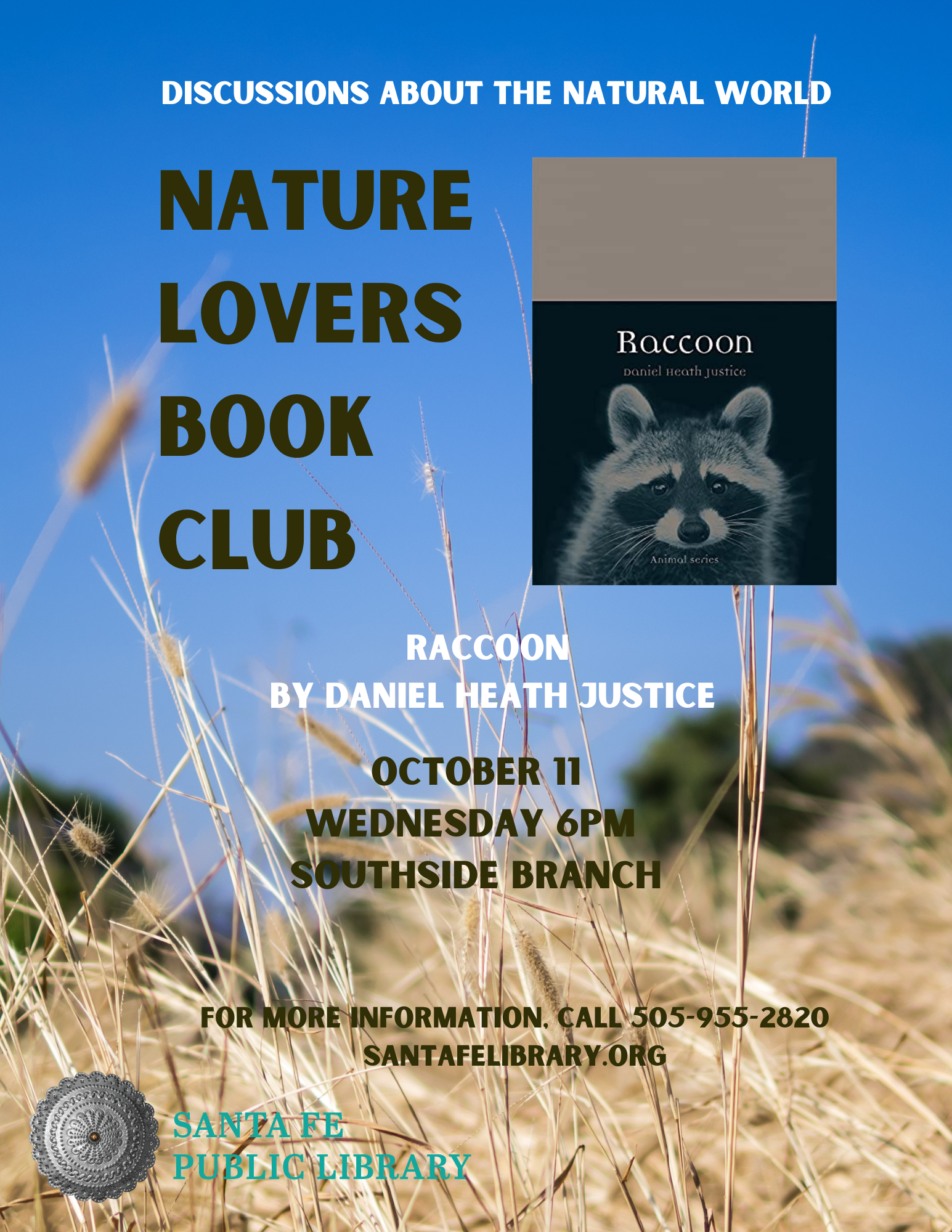 Nature Lovers Book Club discusses Raccoon by Daniel Heath Justice 