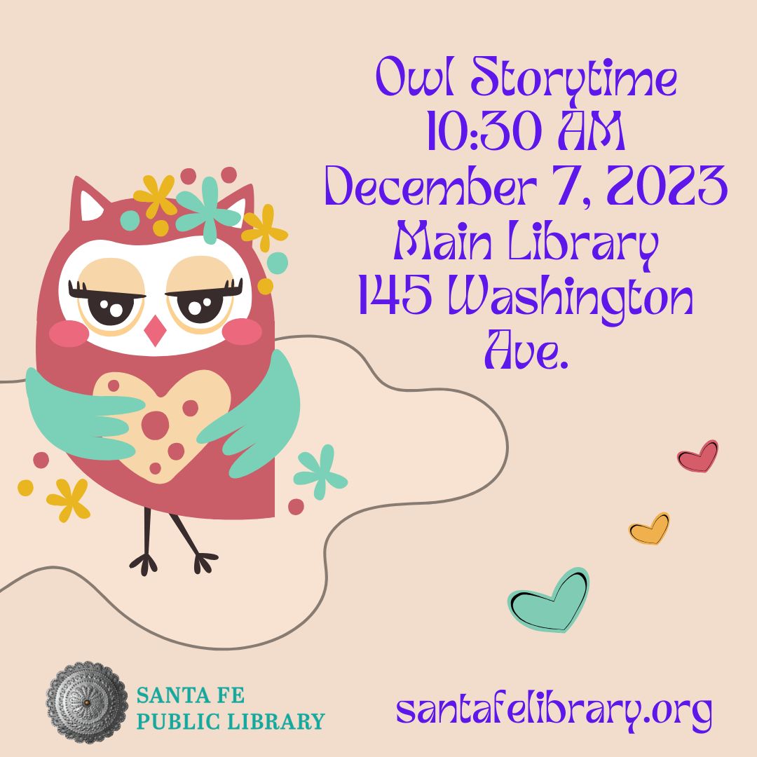Owl Storytime and Craft at the Main Library