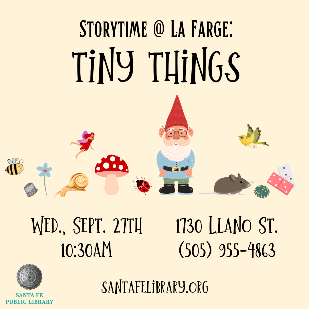 Tiny Things Storytime and Craft