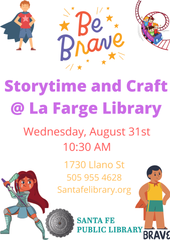 Be Brave Storytime and Craft 