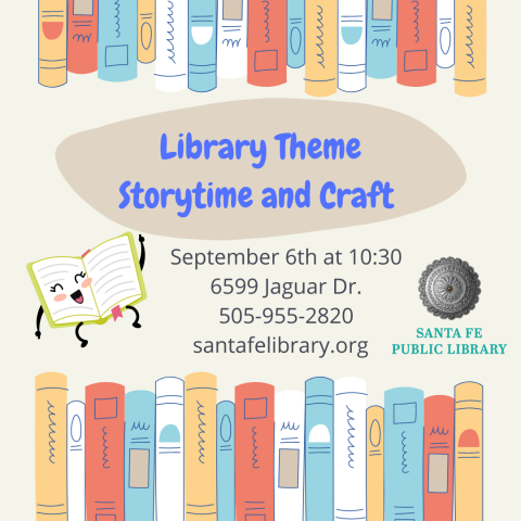 Library Theme Storytime and Craft