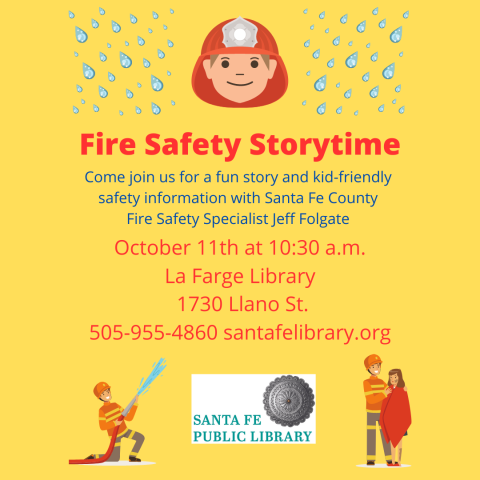 Fire Safety Storytime at La Farge