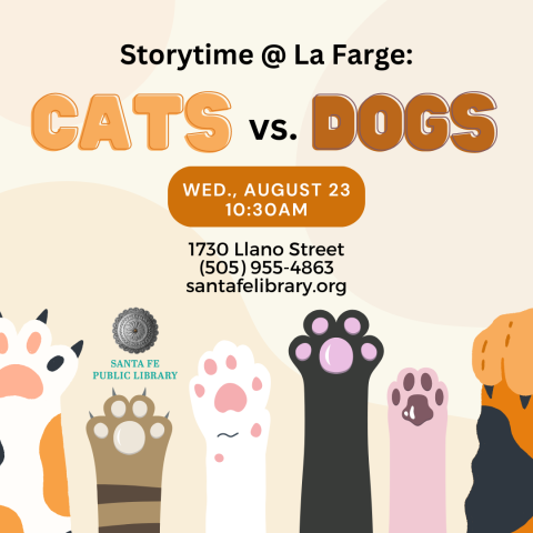 Cats vs. Dogs Storytime and Craft