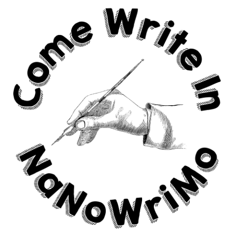 Come Write In NaNoWriMo logo