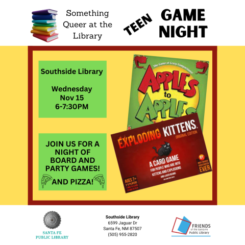 Teen Game Night Flyer