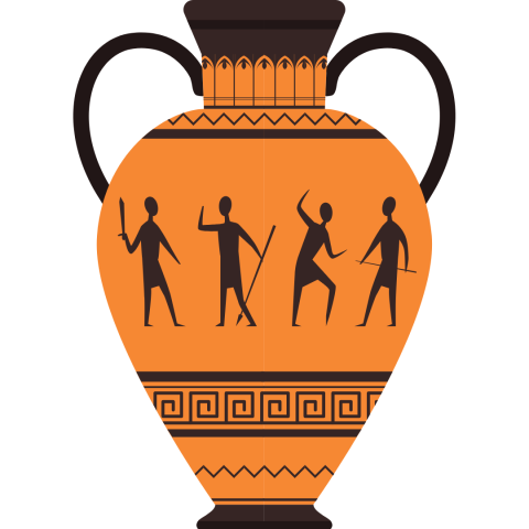 Greek Pottery Clip Art