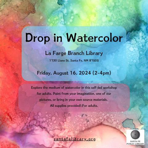 Drop-in watercolor August