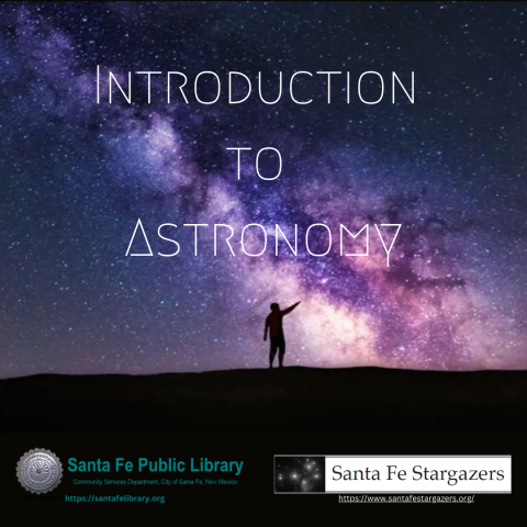 Test "Introduction to Astronomy" with image of a man silhouetted by the milky way in the background