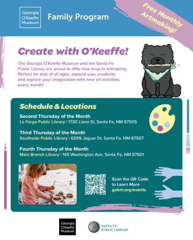 Create with O'Keeffe flyer 