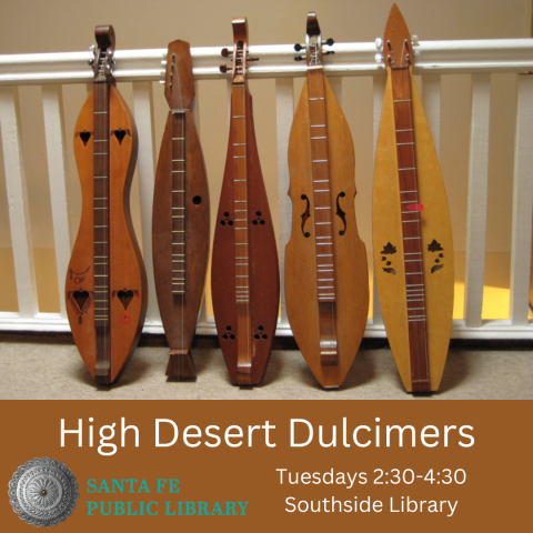 Image of 5 dulcimers with different body shapes