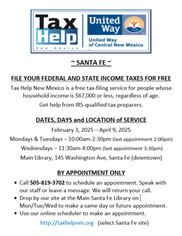 Tax Help NM 2025