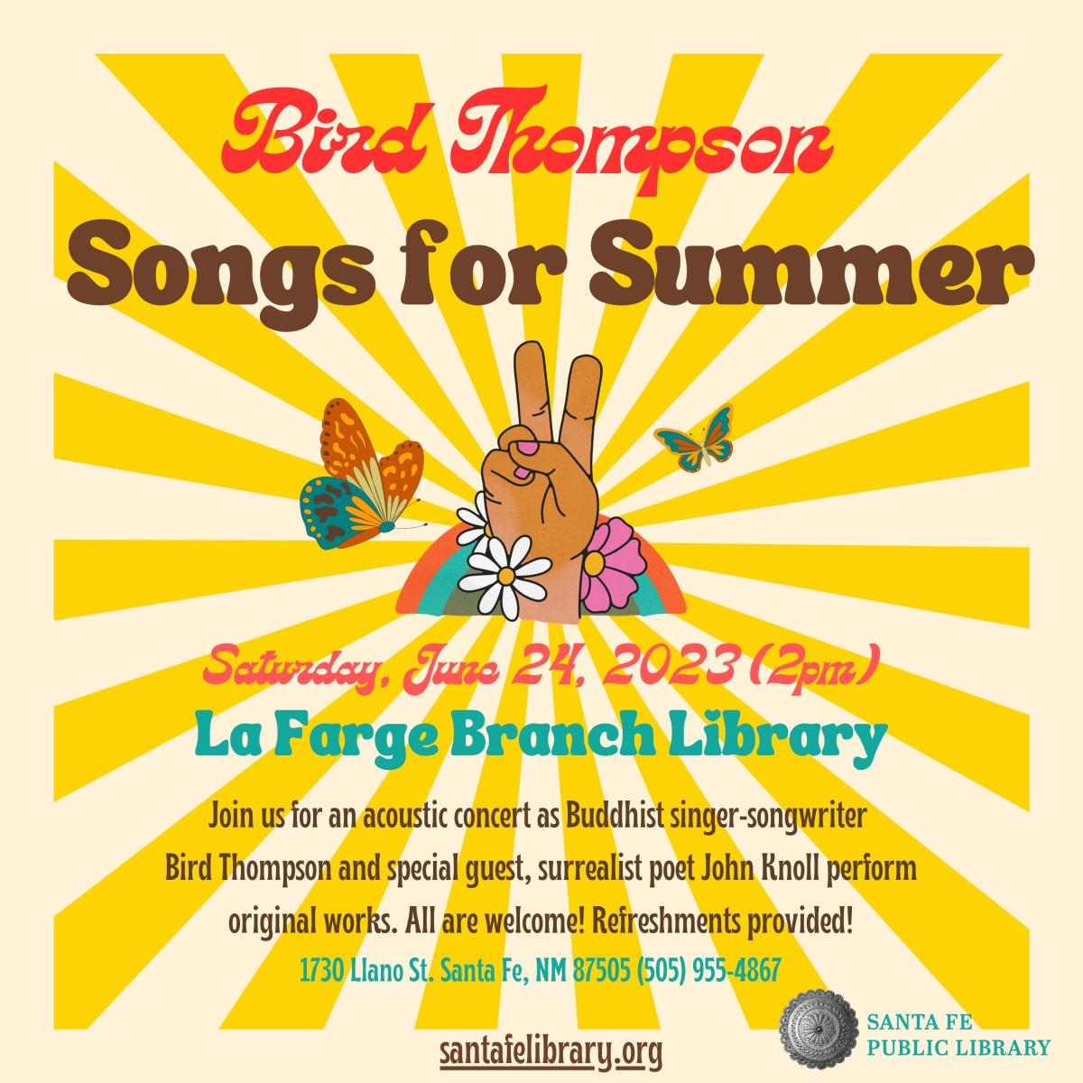 Bird Thompson Songs For Summer