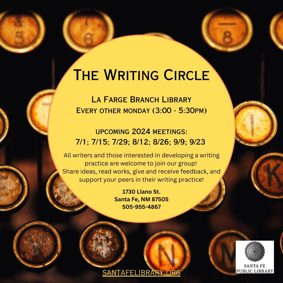 Writing Circle Summer 24