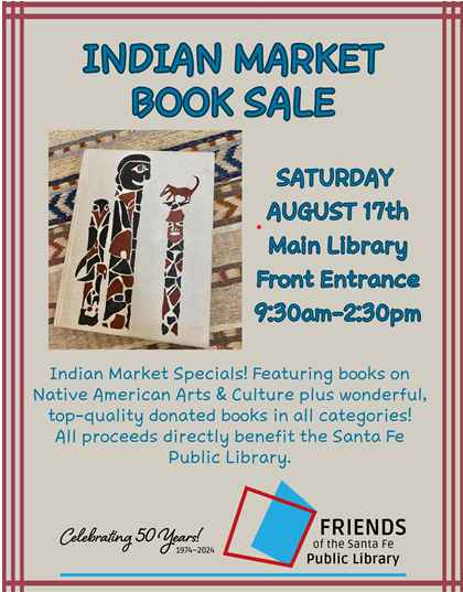 Indian Market book sale, August 17, 2024