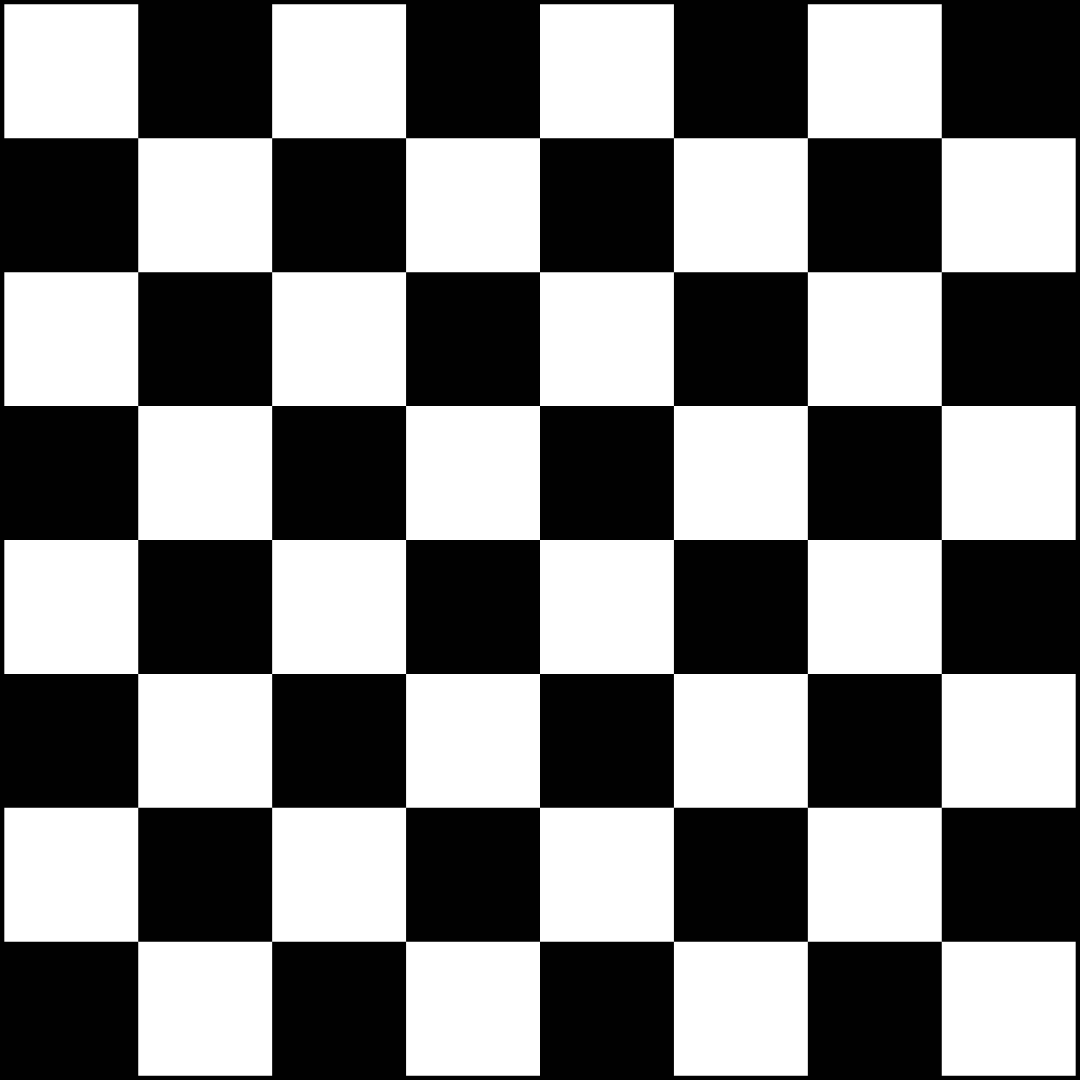 Black and White Chess Board